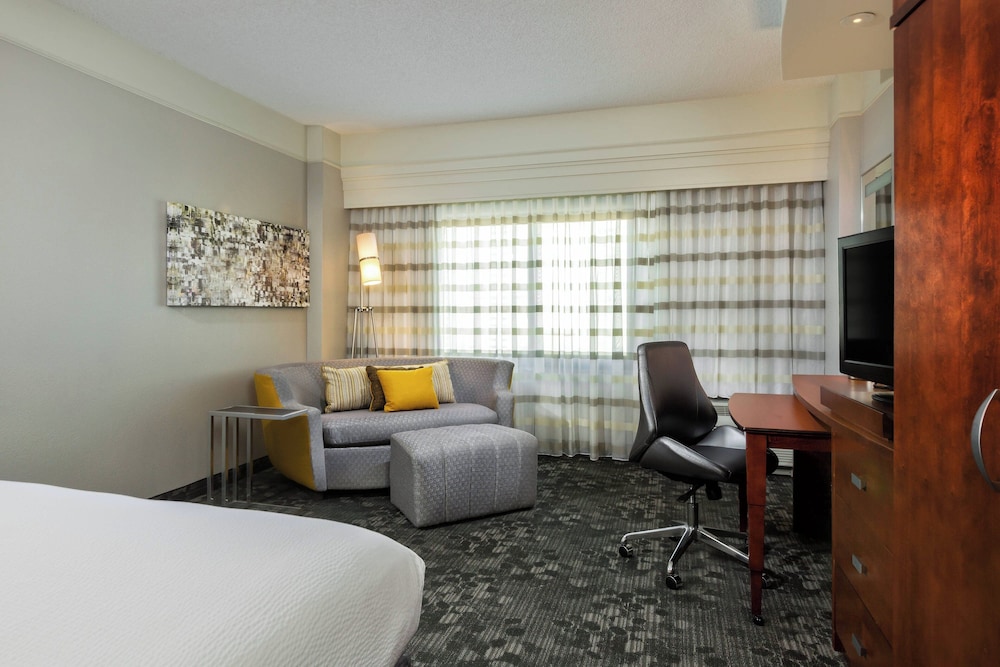 Room, 1 King Bed with Sofa bed (Mobility Accessible, Roll-In Shower) at Courtyard by Marriott Houston Galleria in Houston