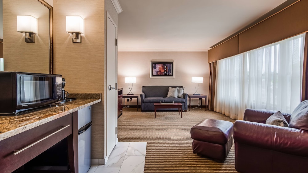 Suite, 1 King Bed, Non Smoking, Refrigerator & Microwave (Larger Room) - Photo 3