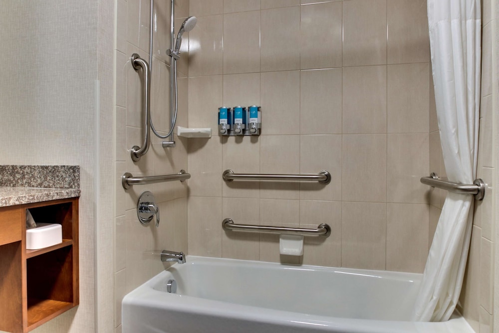 Suite, 2 Queen Beds, Accessible, Refrigerator & Microwave (Sofabed, 2 Rooms, Tub)