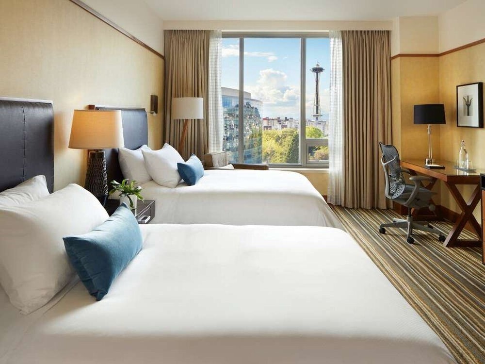 Premium Room, 2 Double Beds (Space Needle View)