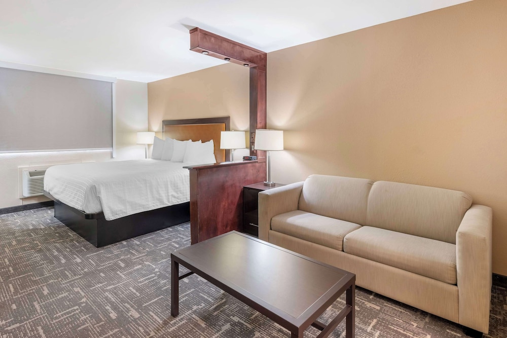 Suite, 1 King Bed, Non Smoking, Refrigerator & Microwave (with Single Sofabed;Larger Room) photo 1