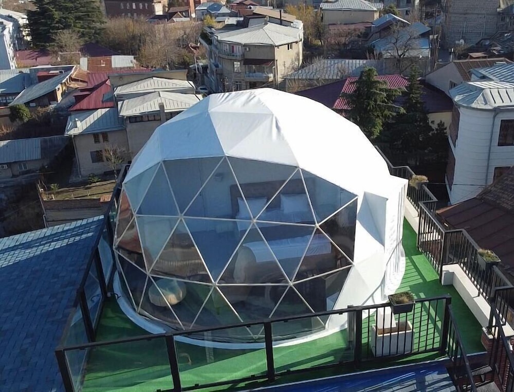 Tent, Balcony, City View