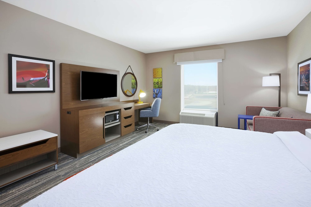 Room, 1 King Bed with Sofa bed, Accessible, Refrigerator & Microwave (Hearing) - Photo 1