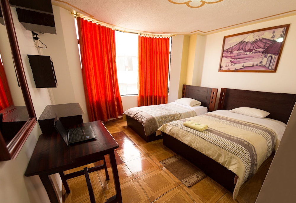 Double Room, Multiple Beds, City View