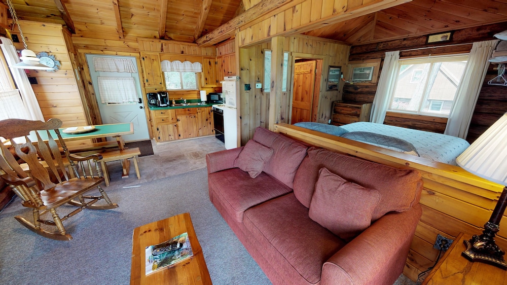Classic Cabin, 1 Double Bed with Sofa bed, Fireplace, River View photo 2
