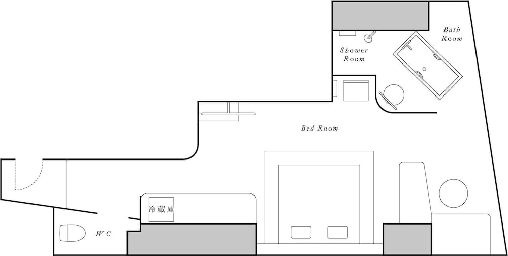 City Room, 1 King Bed, Ensuite, City View - Photo 3