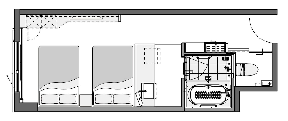 Standard Twin Room, Non Smoking, Bathtub - Photo 11