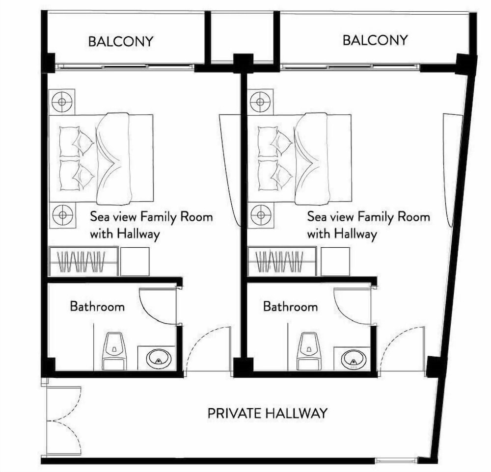 Two-Bedroom with Sea View