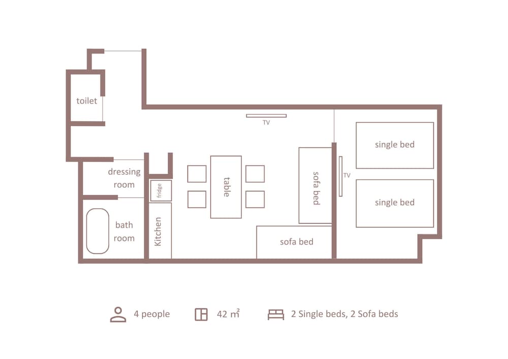 Superior Suite 1BR with 4beds, Non Smoking - Photo 5