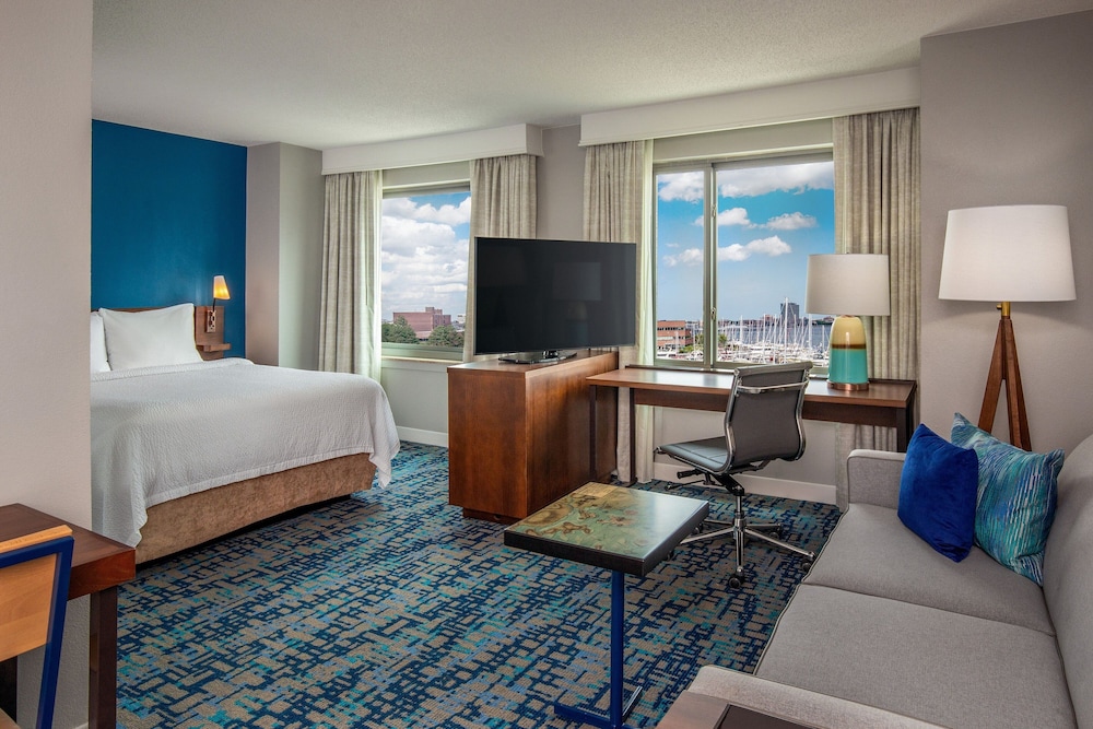 Studio, 1 Queen Bed with Sofa bed, Harbor View