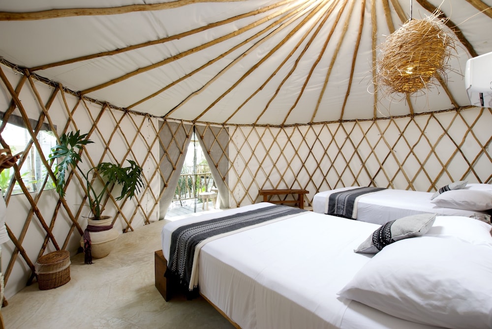 Tent, 2 Double Beds, Garden View