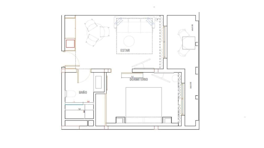 Suite, 1 habitación, Balcón.