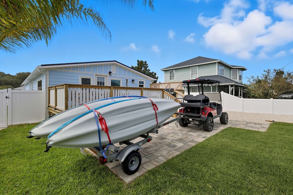 4BR Coastal Pool Cottage Golf Cart Kayaks, Photo 37