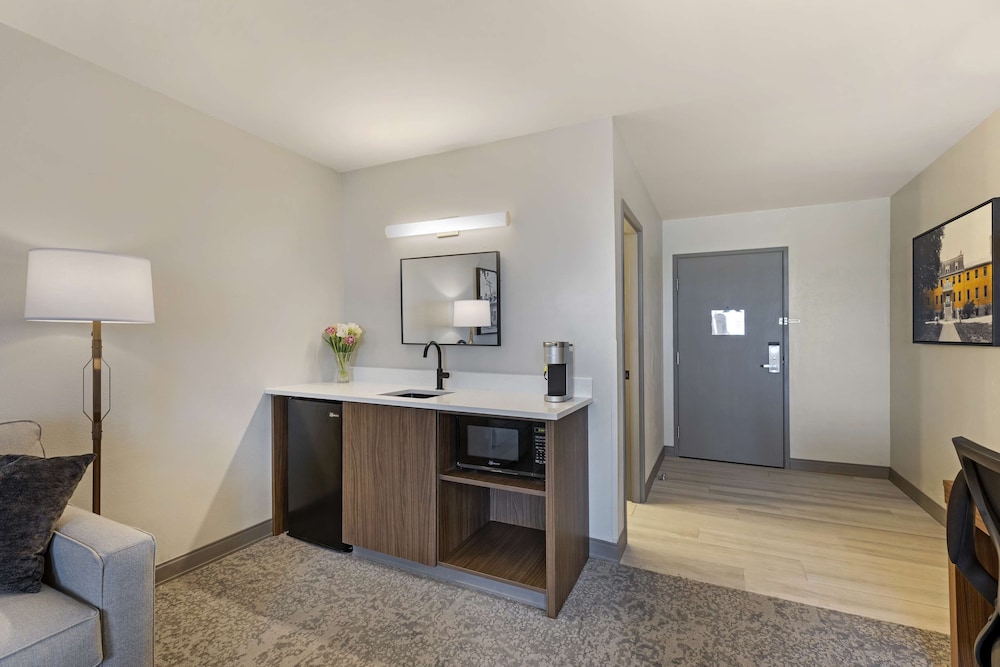 Suite, 1 King Bed, Non Smoking, Refrigerator & Microwave photo 3