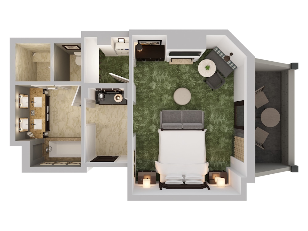 Room, 1 King Bed with Sofa bed (Peak View) - Photo 2