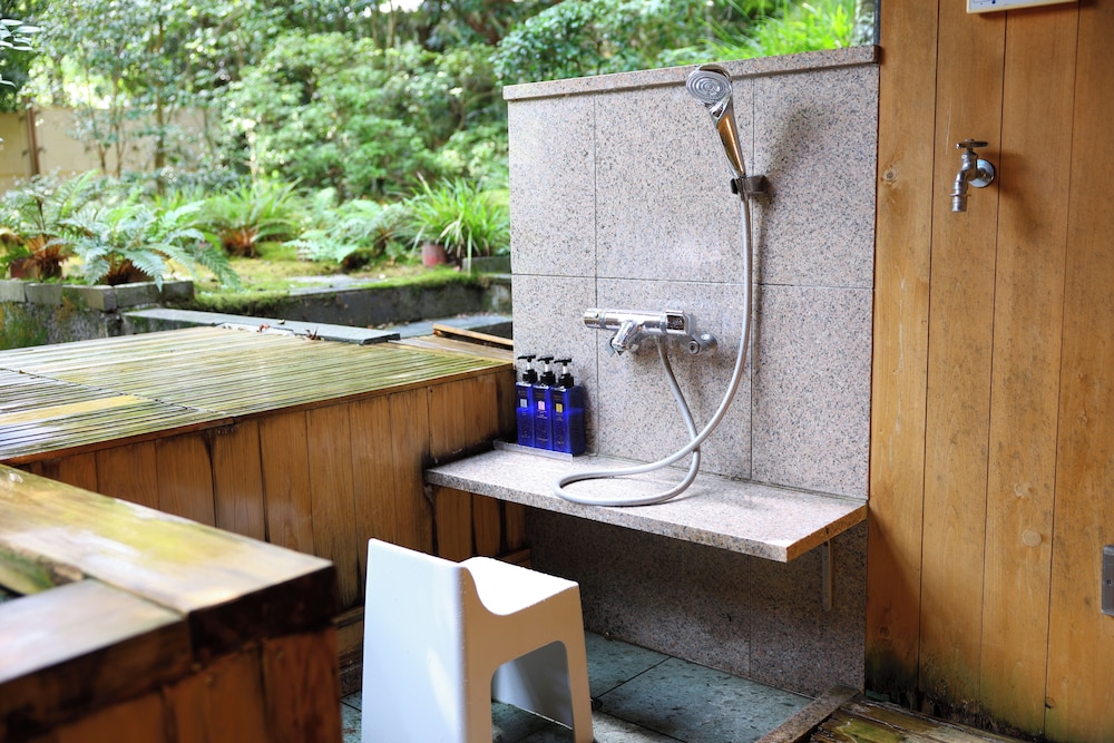 With open-air bath, Standard Japanese-style room with bed, 8 Tatami+Living Room (50SQM),Non-Smoking photo 2