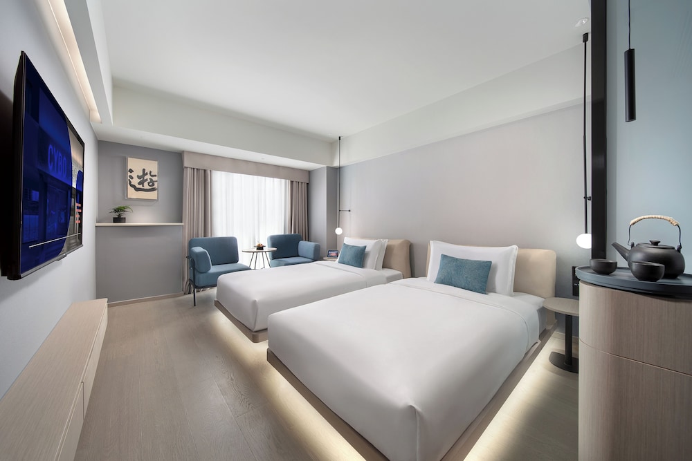City Twin Room, 1 Bedroom, Non Smoking, City View photo 1