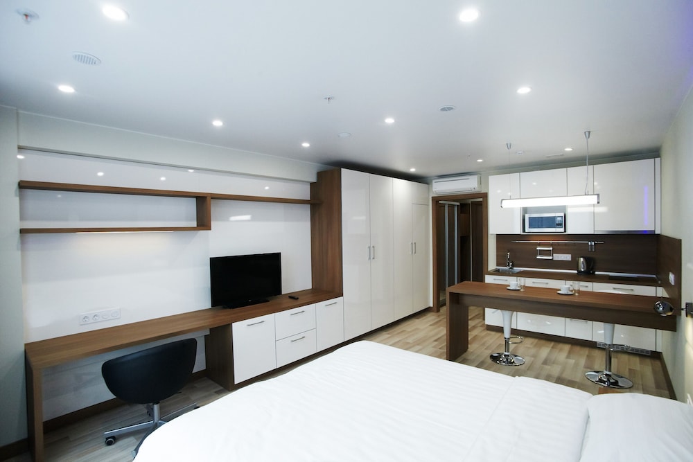 Superior Studio, 1 Queen Bed, Kitchen, Park View photo 2