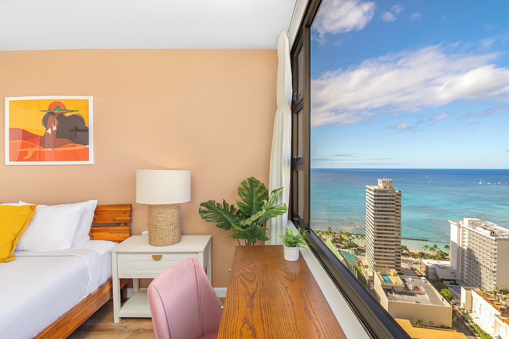 Premium Remodeled Condo with Ocean View and Parking: view from hotel room photo