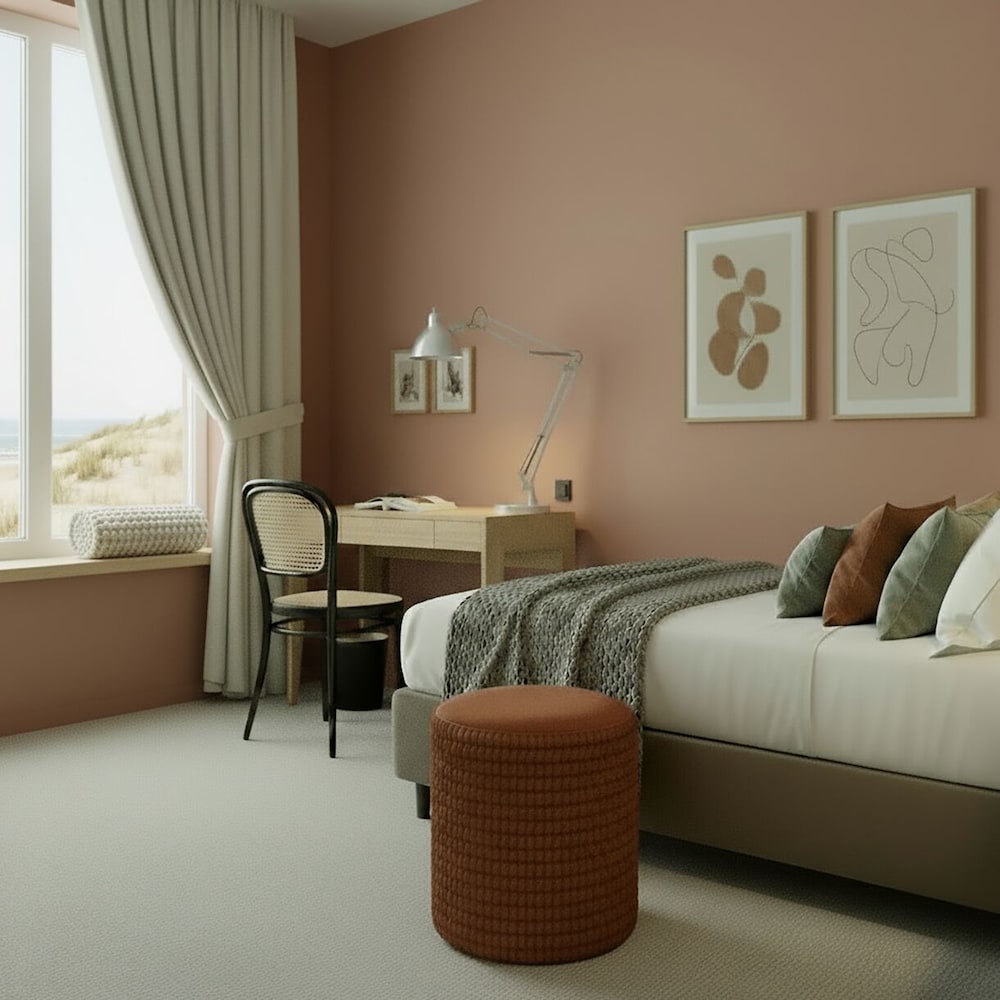 Basic Single Room, Sea View
