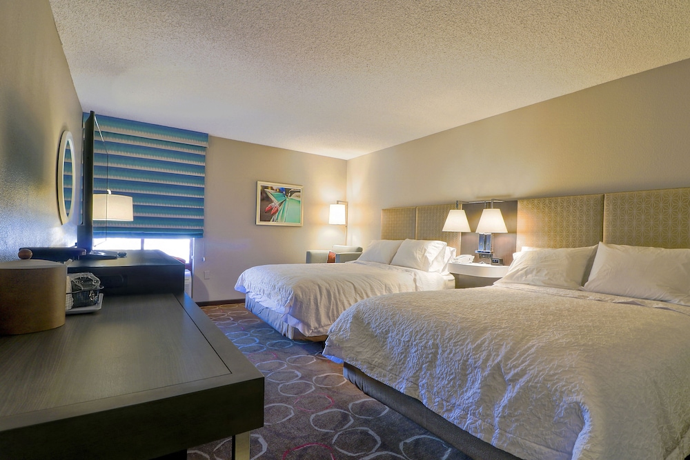 Room, Multiple Beds, Refrigerator & Microwave