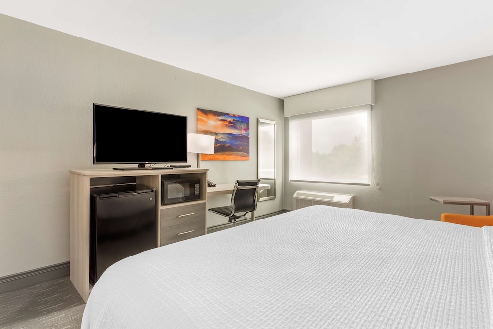 Standard Room, 1 King Bed, Non Smoking, Refrigerator & Microwave - Photo 3