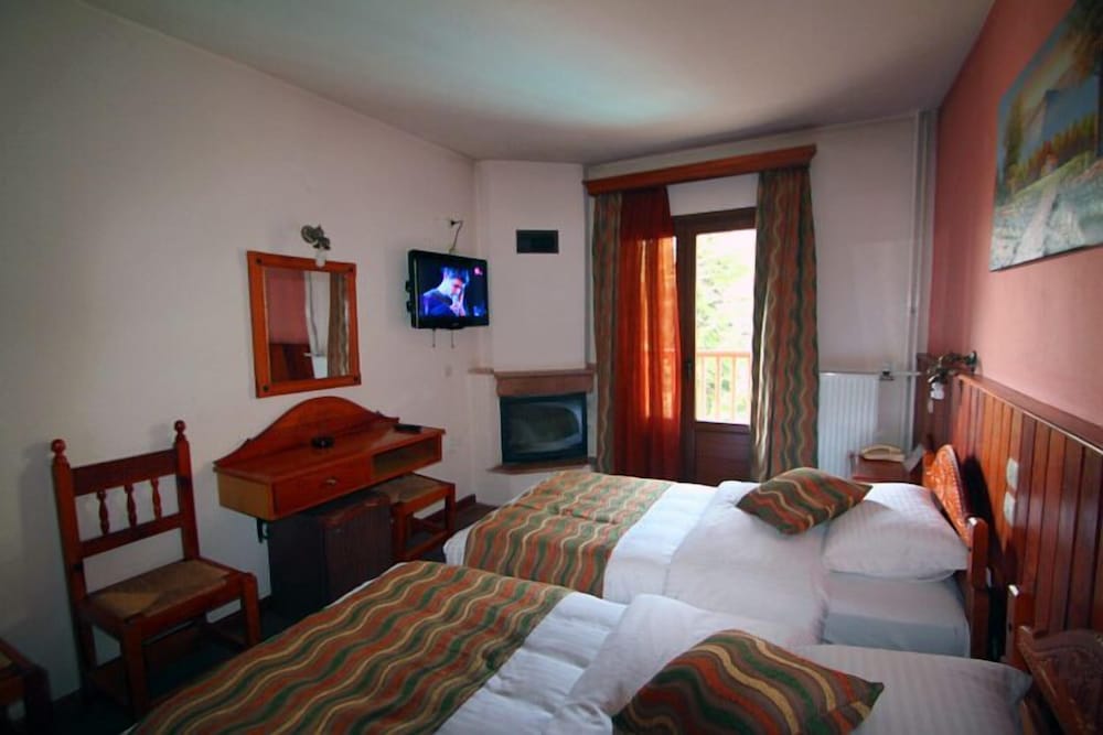 Triple Room (and Fireplace)