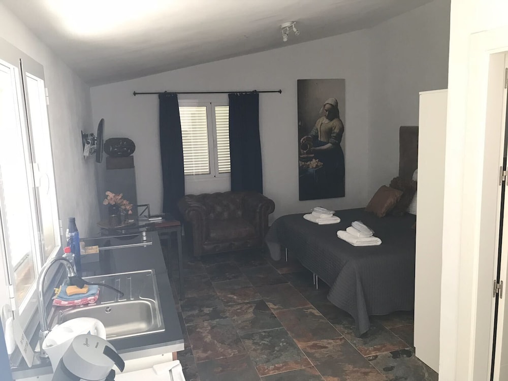 Estudio de lujo, Terraza, Vista al jardín (Naranja)