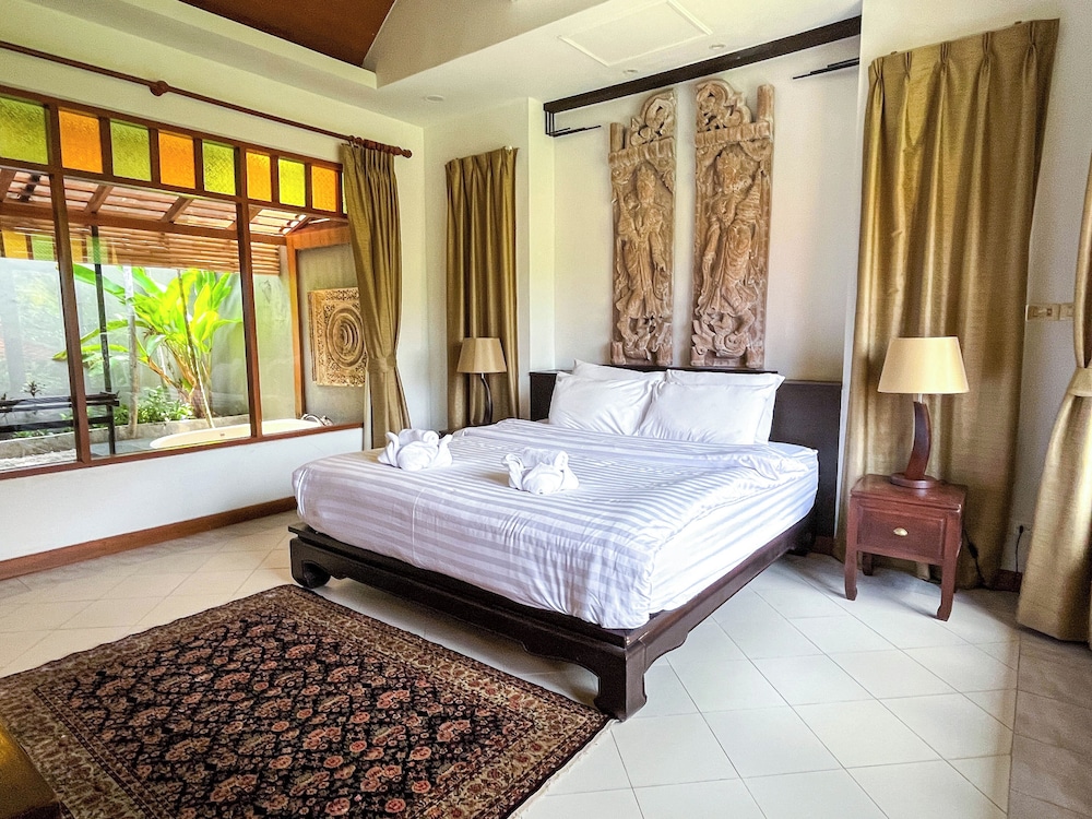 Deluxe Villa, 1 King Bed with Sofa bed, Kitchen, Pool View photo 1