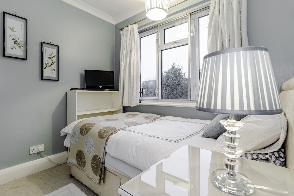 Premier Single Room, Shared Bathroom, Garden View (Blue Room)