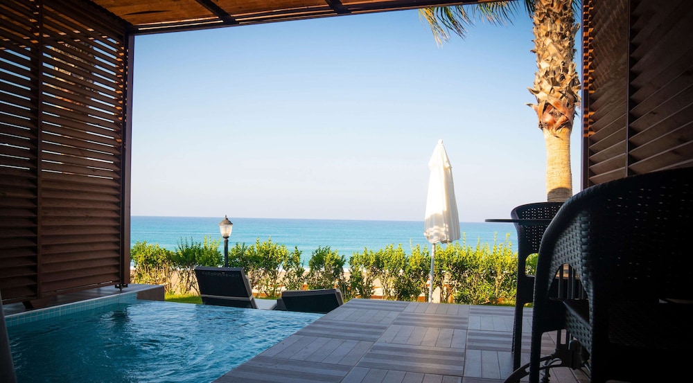 Romantic Room, 1 Queen Bed, Private Pool, Sea View