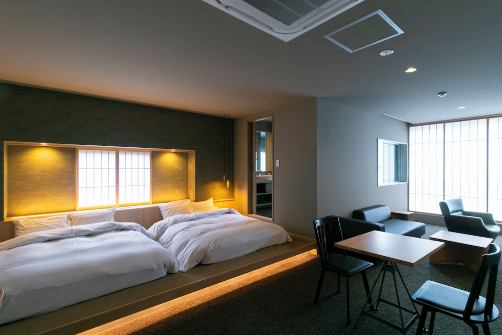Premium Modern Japanese-Western-style twinRoom with Open-air Bath "Asatsuyu photo 2