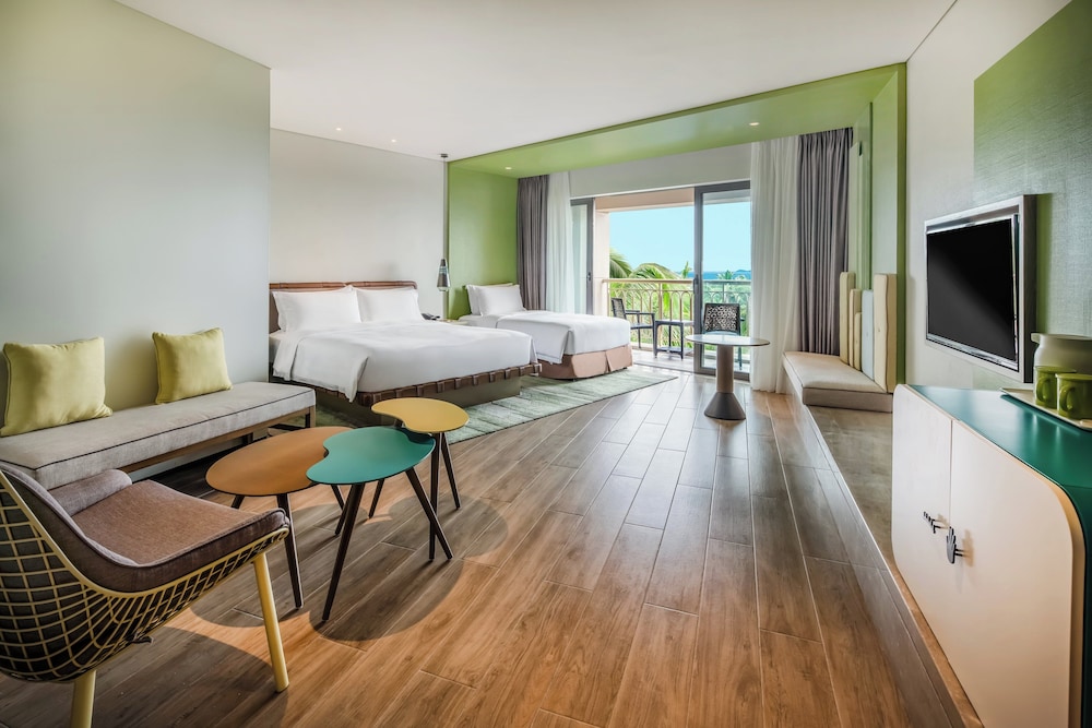 Premium Room, Multiple Beds, Sea View - Photo 1