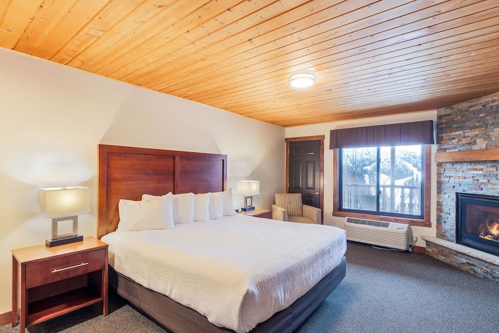Premium Studio, 1 King Bed, Fireplace, Mountain View photo 1