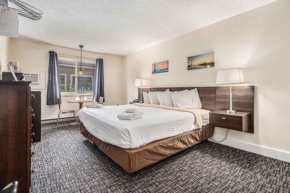 Basic Single Room, 1 King Bed, Microwave photo 1
