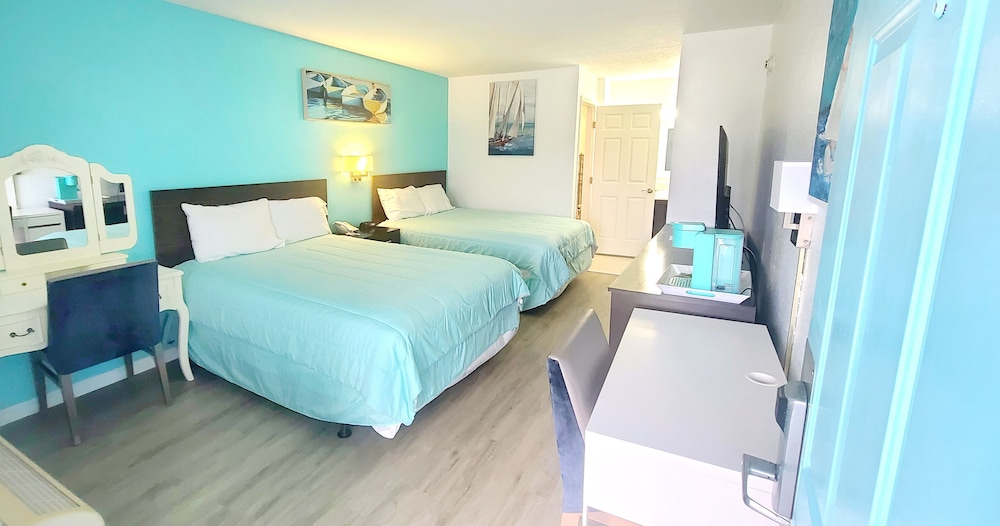 Doppelzimmer mit zwei Doppelbetten