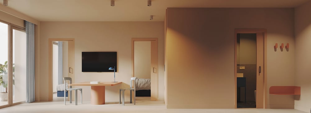 Comfort Apartment, 2 Bedrooms, City View photo 3
