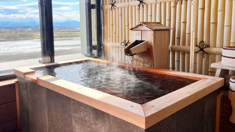 Japanese Style Room, w/ Private Open-air Bath (10 tatami mats + 6 tatami mats) Special Room Keigetsu photo 1