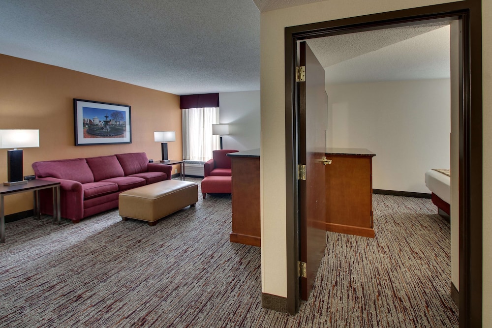 Suite, 1 King Bed with Sofa bed, Accessible, Refrigerator & Microwave (2 Rooms, Tub) photo 3