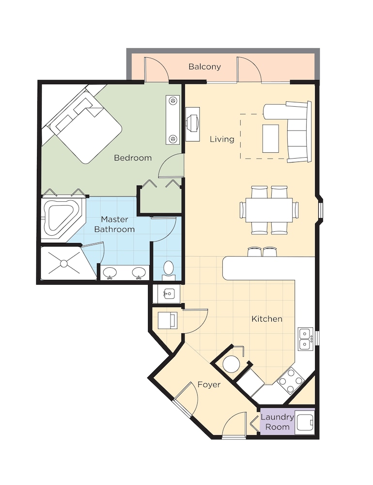 Deluxe Condo, 1 Bedroom, Jetted Tub photo 3