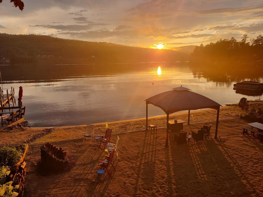 Lakehouse w Privat Strand Bar Lg Dæk Dock, Billede 3