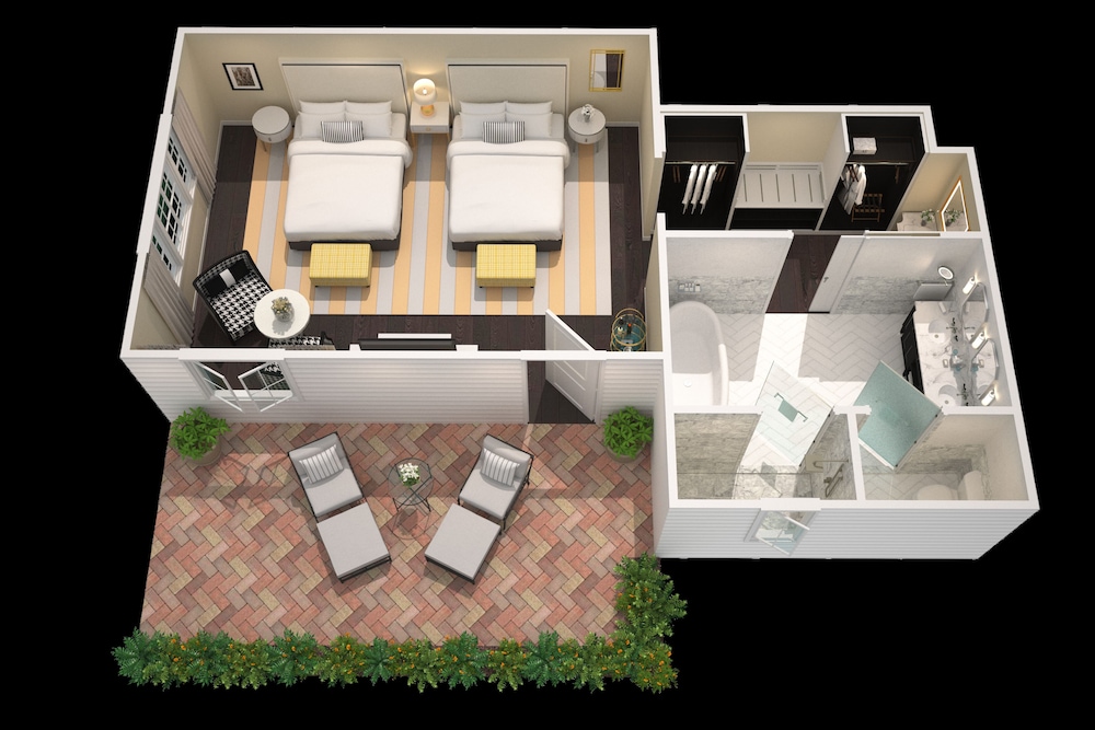Bungalow, 2 Queen Beds (Montecito) - Photo 6