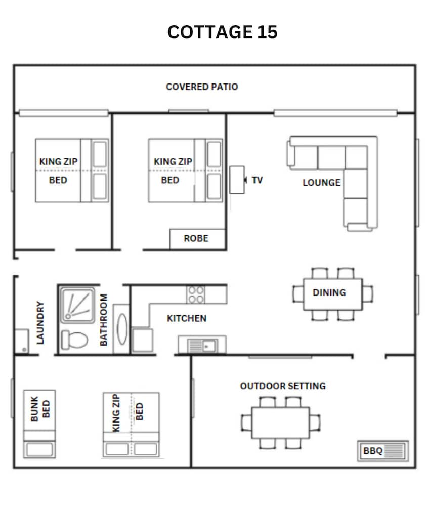 Deluxe Cottage, 3 Bedrooms photo 3