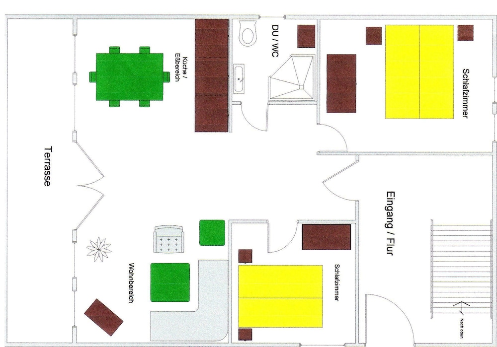 Comfort Apartment, Private Bathroom, Garden View (Typ B Balkon 22) photo 3