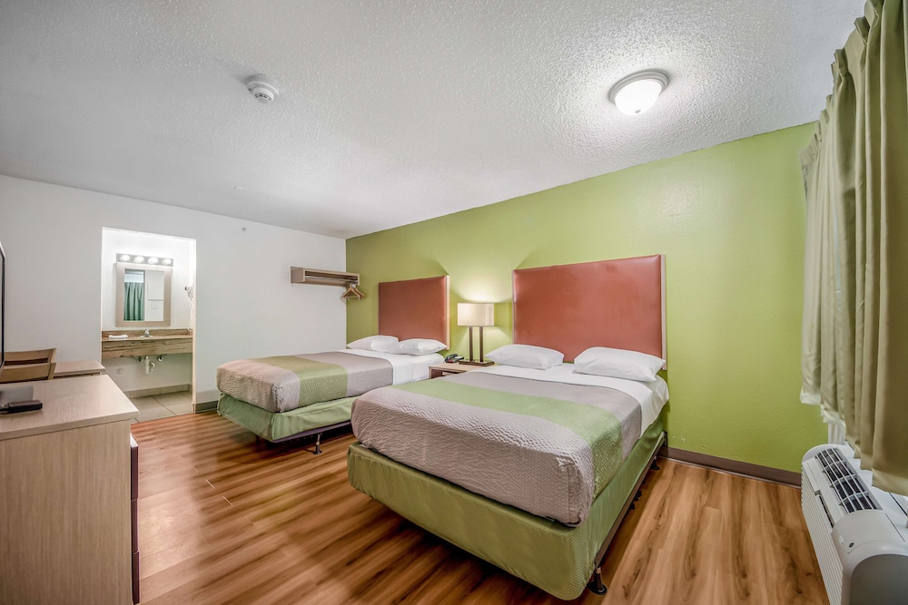 Standard Room, 2 Double Beds, Non Smoking, Refrigerator & Microwave - Photo 1