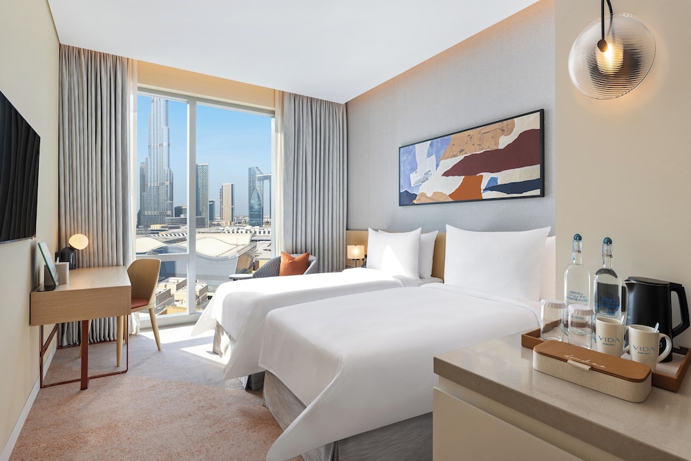 Deluxe Room, 2 Twin Beds (Burj Khalifa View)