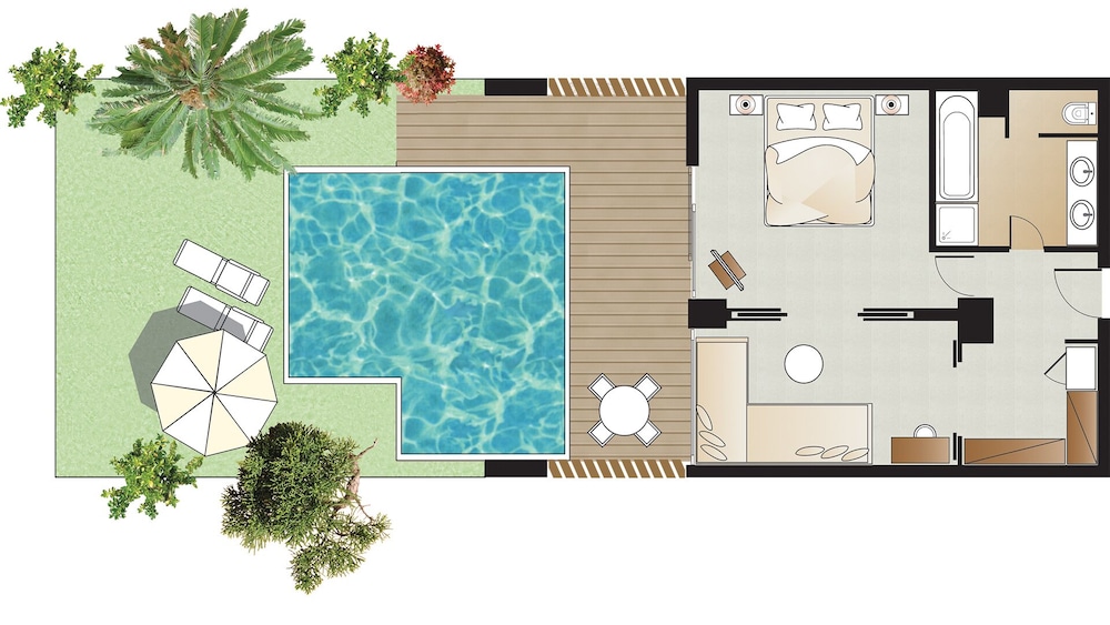 Swim up family room with Garden thumbnail 5
