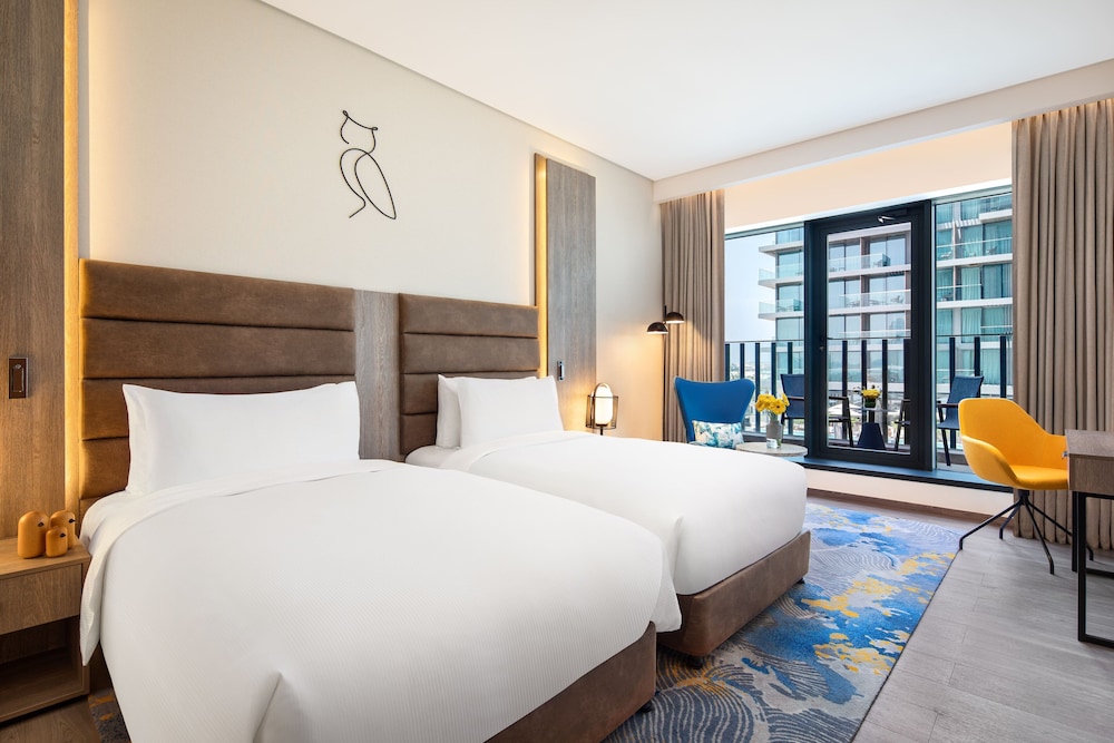 Deluxe Room, 2 Twin Beds, Sea View (Palm Side)