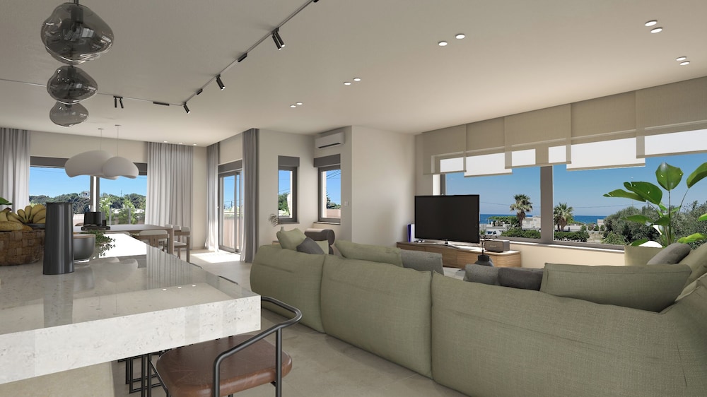 Luxury Villa, 6 Bedrooms, Private Pool, Partial Sea View