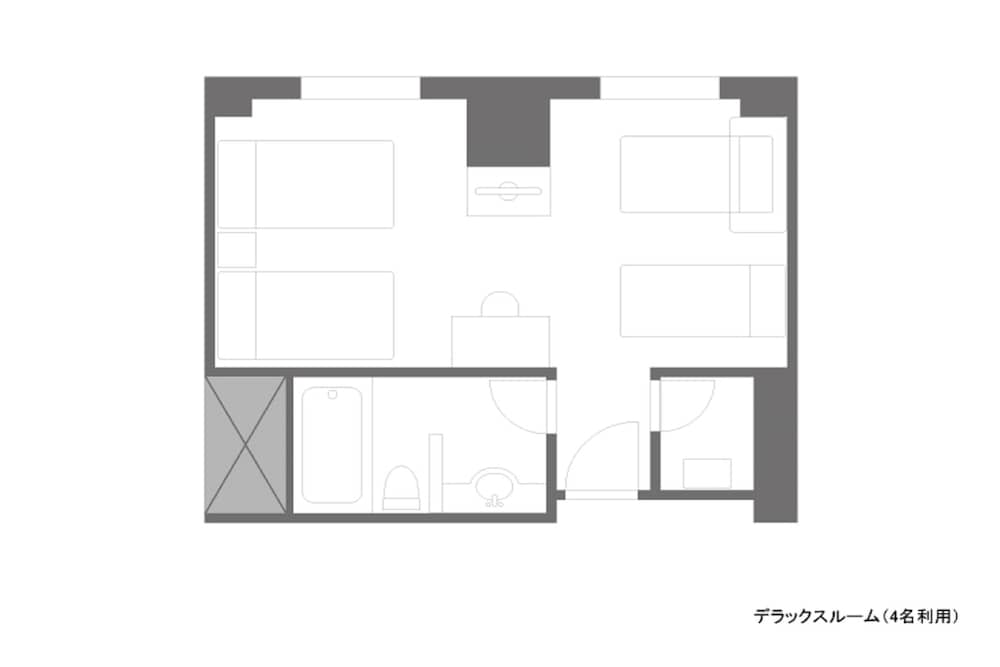 [Non-Smoking] Deluxe Twin Room (with 1 Extra bed and 1 Sofa Bed) photo 2